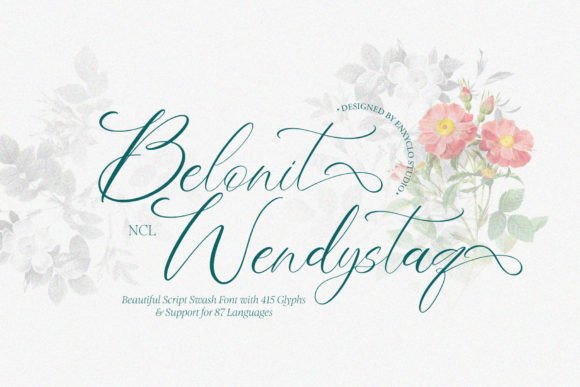 Belonit Wendystaq: Elegant Script Font for Handmade Brands