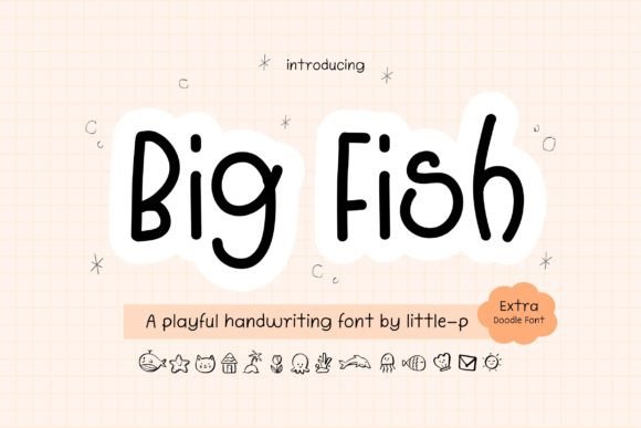 Big Fish: A Playful Handwritten Font for Editorial Charm