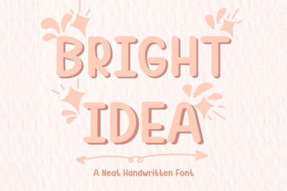 Bright Idea Font: A Playful Yet Polished Display Typeface for Digital Brands