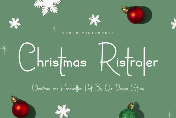Christmas Ristroler: A Joyful Handwritten Font for Holiday Campaigns