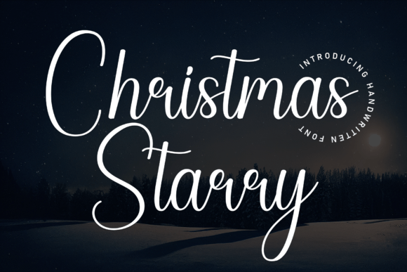 Christmas Starry: A Friendly Handwritten Font for Brand Warmth