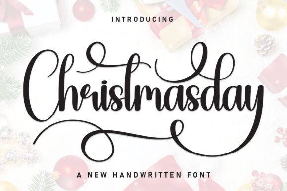 Christmasday Font: A Handwritten Touch That Elevates Your Brand