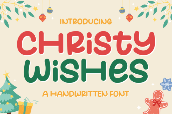 Christy Wishes: A Festive Handwritten Font That Cuts Through the Feed