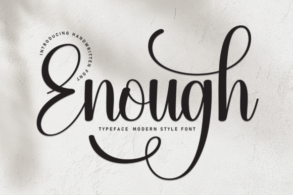 Enough: A Handwritten Font That Makes Your Brand Feel Thoughtful