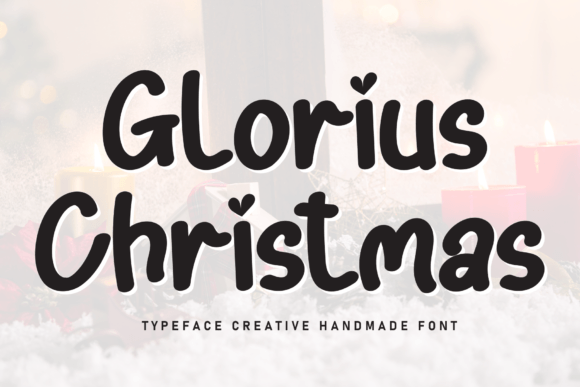 Glorius Christmas: A Friendly Handwritten Font for Brand Warmth