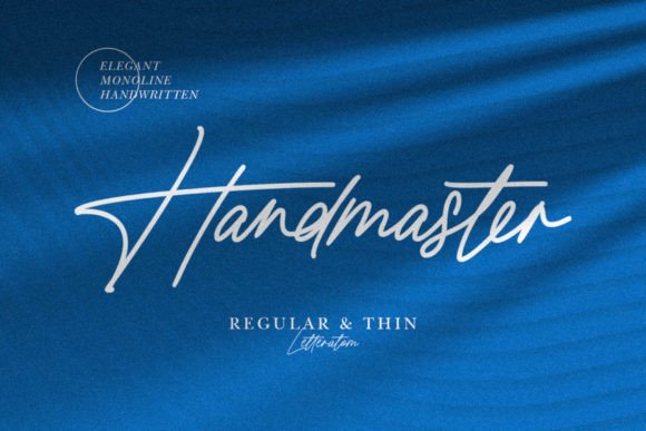 Handmaster: A Premium Script Font for Trusted Branding