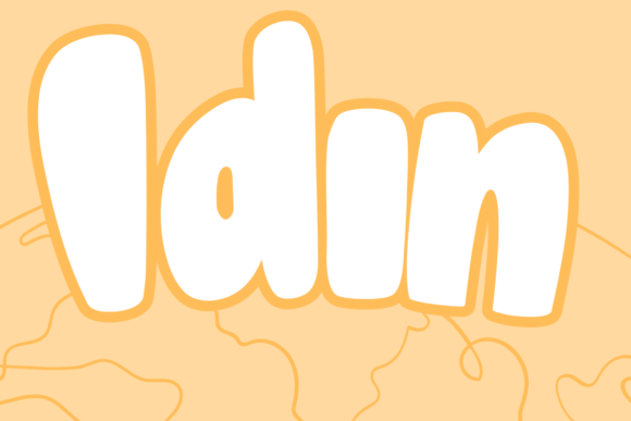 Idin: A Playful Chubby Display Font for Kid-Friendly Digital Experiences