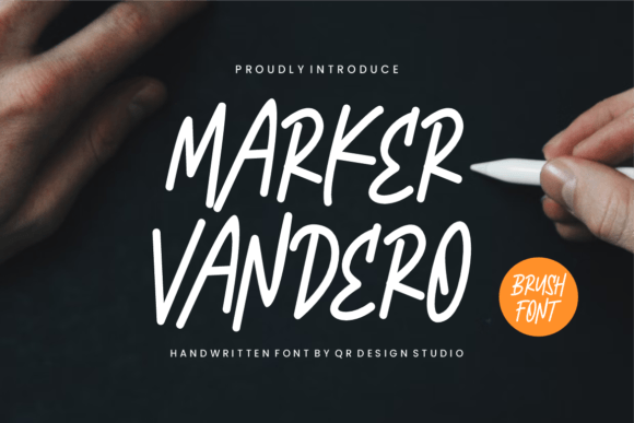 Marker Vandero: A Friendly Handwritten Font for Real Business Branding