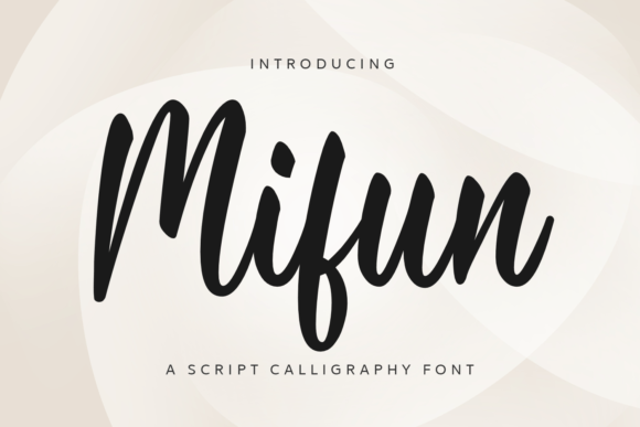 Mifun Script Font for Small Business Branding