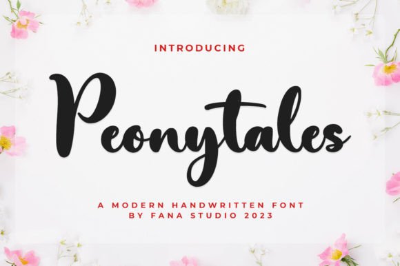 Peonytales: A Thoughtful Script Font for Editorial Warmth