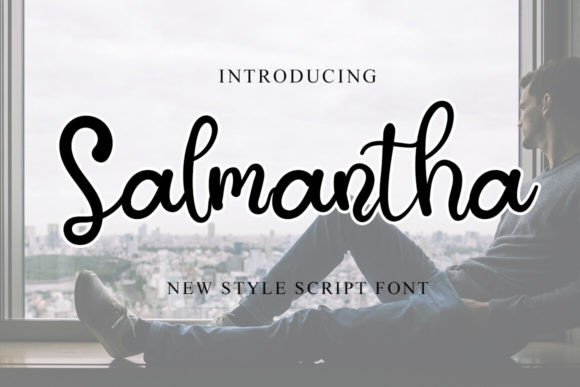 Salmantha Font: A Friendly Handwritten Typeface for Editorial Design