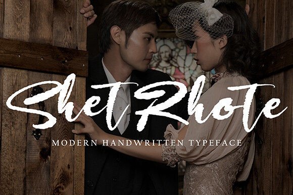 Shet Rhote: A Warm, Modern Script Font for Handmade Labels & Printables