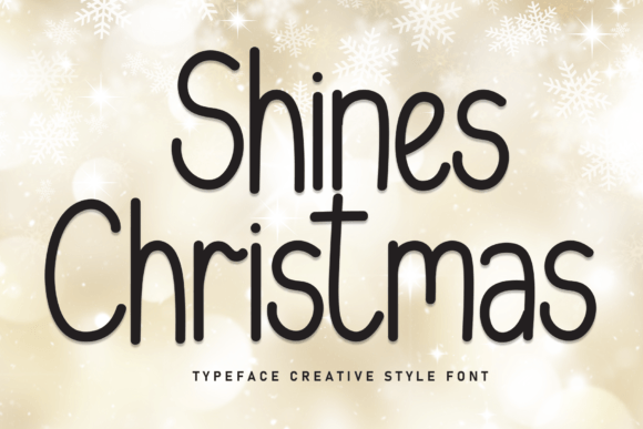 Shines Christmas: A Friendly Handwritten Font for Web Design