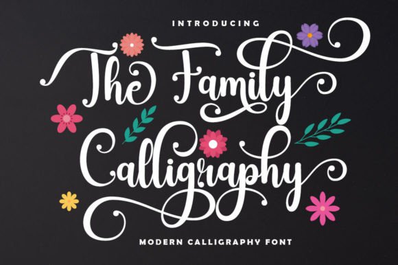 The Family Calligraphy: A Handcrafted Script Font for Digital Warmth