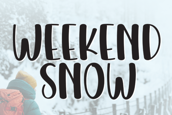 Weekend Snow: A Script Font That Breathes Quiet Joy Into Your Pages