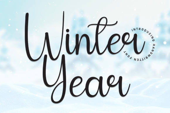 Winter Year: A Friendly Handwritten Font for Warm Brand Moments