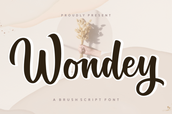 Wondey: A Refined Script Font for Editorial Design